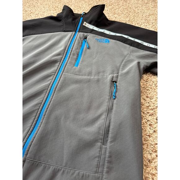 THE NORTH FACE Shellrock Jacket Mens Medium;  Black, Gray & Blue - Picture 11 of 13